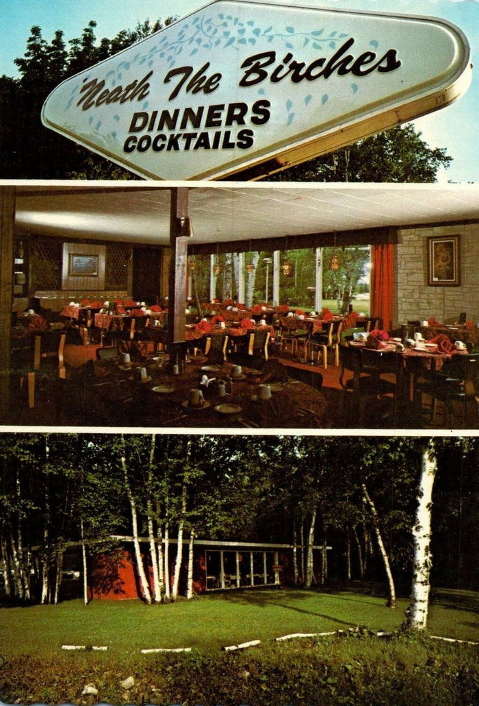 Bière de Mac Brew Works (Neath the Birches) - Vintage Postcard (newer photo)